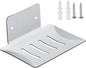 YUZP Soap Holder for Shower with Stainless Steel,Rustproof Soap Saver Sponge Holder for Bathroom,Tub,Kitchen Sink (Chrome Bore)