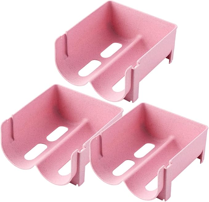 3pcs Stackable Beer Beverage Storage Rack Plastic Soda Can Dispenser for Refrigerator Drink Bottle Rack