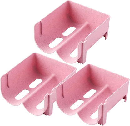 3pcs Stackable Beer Beverage Storage Rack Plastic Soda Can Dispenser for Refrigerator Drink Bottle Rack