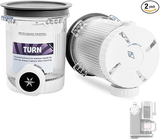 2 Pack Creami Swirl Pints and Lids for Ninja NC700 NC701 Series Accessory,16oz Creami Pint with Ice Cream Makers Compatible for Ninja Swirl Ice Cream & Soft Serve Makers BPA Free & Dishwasher Safe