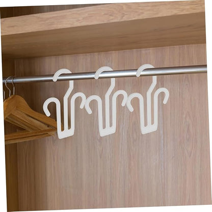 GLEAVI 50pcs Hanging Shoe Rack Drying Leggings Organiser Hanger Compact Storage Organizer for Shoes