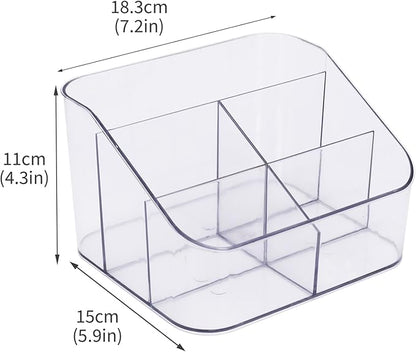 Drink Packet Organizer, Powdered Drink Mix,Powder Packet,Acrylic Water Flavor Packet Organization Container with Removable Dividers for Storage Bins for Kitchen Cabinet, Pantry,Office