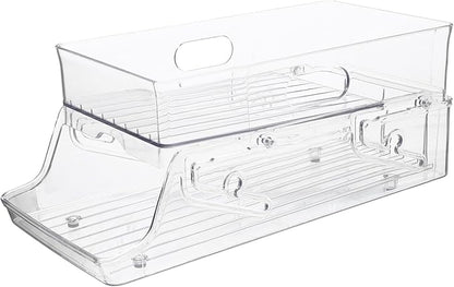 Fridge Organizer Drink Can Rack Beverage Fridge Dispenser Canned Organizers Storage Holder