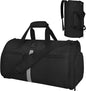 Garment Bags for Travel,50L Carry on Convertible Garment Duffle bag with Shoulder Strap,3 in 1 Hanging Suit Travel Bag with Shoulder Strap