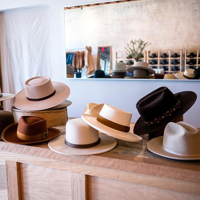 1 Pcs Table Hat Stand, Wooden Hat Stand Holder Vintage Brown Hat Rack Wig Display Rack Helmet Organizer Storage for Home