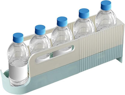 Fridge Organizer, Versatile Storage Solution, ABS, Refrigerator Can Rack, Soda Bottle Tray, Versatile Storage, for Cans, Bottles, Juice, Soda