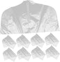 Unomor 10Pcs Clear Shoulder Covers Clothing Protective Covers Breathable Garment Protectors for Suit Coats Jackets