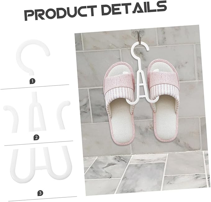 SOLUSTRE Wardrobe Hanging Storage Pcs Shoes Organiser Drying Shoe Rack Sturdy Hanger Holder Organizer