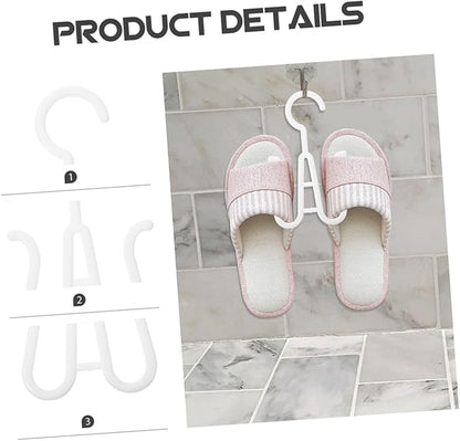 SOLUSTRE Wardrobe Hanging Storage Pcs Shoes Organiser Drying Shoe Rack Sturdy Hanger Holder Organizer