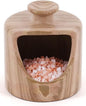 Radicaln Marble Salt Cellar 4.5" Inch Natural Brown Handmade Pig Salt Jar & Table Salt Storage For Kitchen Countertop, Ideal Salt Container, Salt Dish & Sugar Bowl For Table