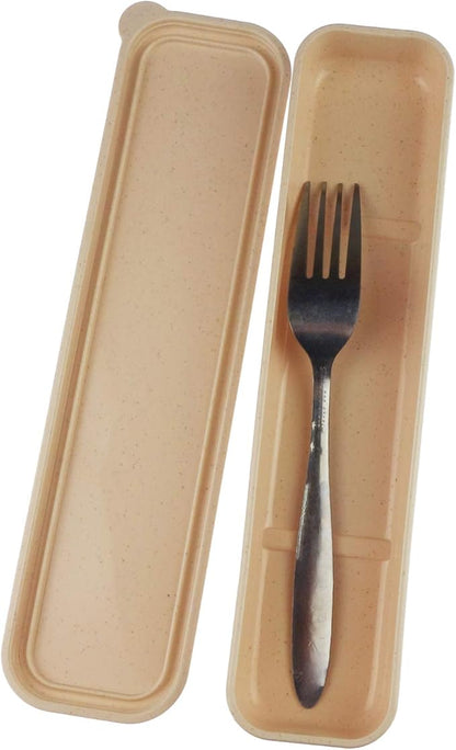 4 Pack Portable Travel Tableware Storage Box Case for Cutlery Kit (4 Colors)
