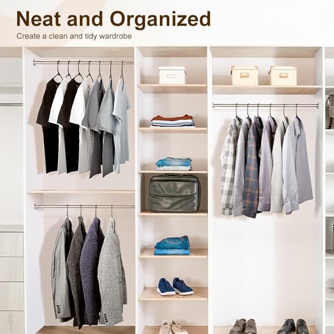 HOUSE DAY 1000 Pack Plastic Clothes Hangers, Commercial Bulk Shipment for Business, Sturdy Durable Lightweight Hanger Black Ideal for Retail Dry Cleaners Warehouses, Save Cost & Warehouse Space