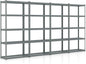 Goplus 5-Tier Metal Shelving Unit, 4 Pack Heavy Duty Wire Storage Rack with Anti-Slip Foot Pads, Height Adjustable Shelves for Warehouse, Kitchen, Living Room, Garage, 15.5" D×35.5" W×72" H