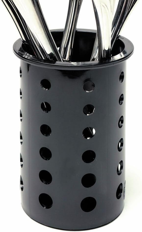 Vollrath 52633 Flatware Cylinder Black Plastic