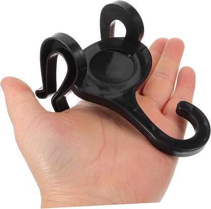Alipis 10pcs Vertical Plastic Shoe Hooks Hanging Organizer for Sneakers Slippers and Sports Shoes Household Hangers for Closet Display