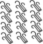 Cabilock 12Pcs Sturdy Plastic Shoes Hanging Hooks Multi Functional Shoe Organizer for Convenient Drying Portable Shoe Rack Hanger for Home Travel Storage Compact Design