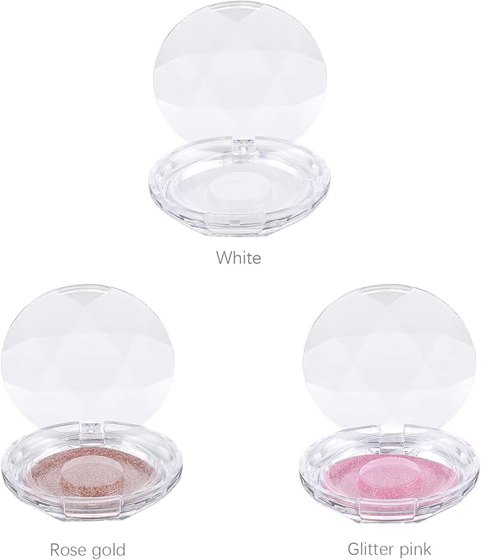 Beavorty 3 Pcs Empty Eyelash Case Holder Container Storage Organizer for False Lashes - Crystal Plastic Travel Individual Lashes Holder - Paper