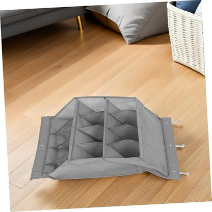 IMIKEYA Over Door Shoe Organizer Breathable Hanging Storage Rack for Boots Heels Slippers for Narrow Doors Spaces Design