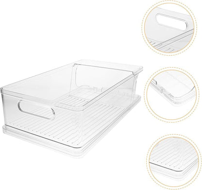 KICHOUSE Stackable Multi-function Can Organizer for Fridge Automatic Rolling Beverage Dispenser Bin for Easy Access Neat Storage Kitchen Pantry and Desktop Use