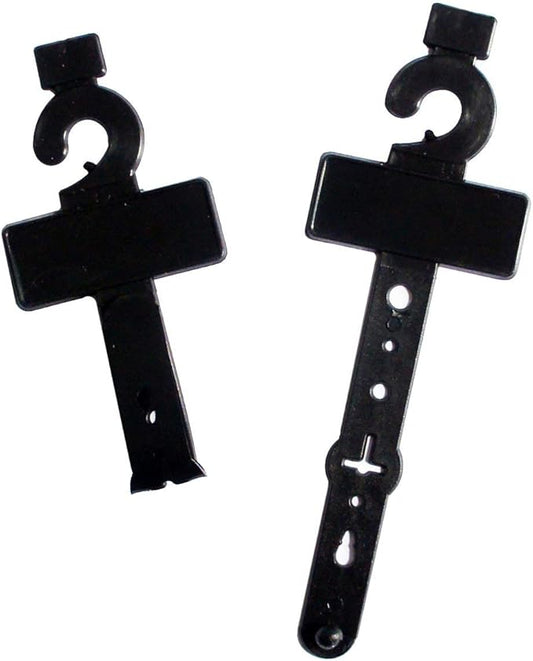 HAND Well Made Tools No.12 Plastic Black Belt Display Hangers - Pack of 20