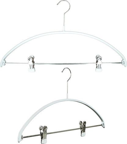 Mawa Narrow Petite Clothing Hangers, Steel Hanger with Non-Slip Coating, for Shirts, Dresses, Suits, Pants, Skirts, Camisoles, Jackets, 360-degree Rotatable Hook