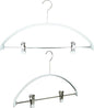 Mawa Narrow Petite Clothing Hangers, Steel Hanger with Non-Slip Coating, for Shirts, Dresses, Suits, Pants, Skirts, Camisoles, Jackets, 360-degree Rotatable Hook