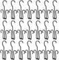 SEWACC 25pcs Plastic Shoe Hooks Hanging Shoe Organizer Drying Rack Shelf for Wall Closet Storage Home Use