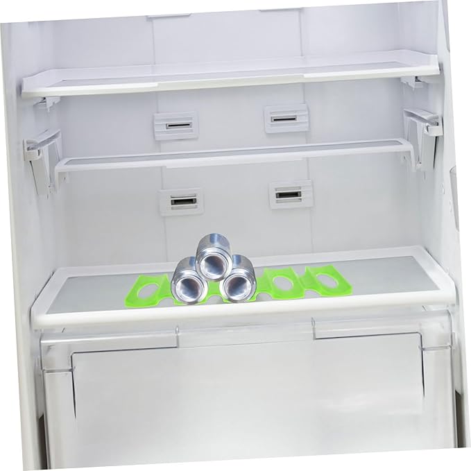 IMIKEYA 2pcs Silicone Beer Pad and Beverage Stacking Mat Non-slip Organizer for Beer Wine Cans and Drinks for Home Parties and Refrigerators Green