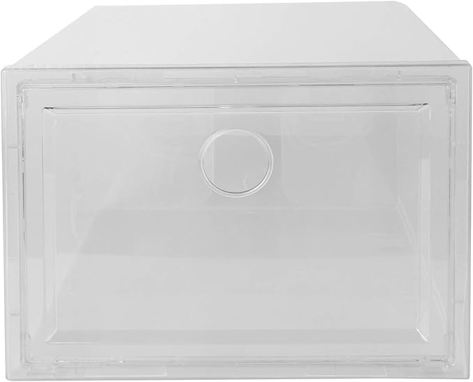 Cabilock 1pc Plastic Shoes Storage Box Capacity Shoe Case Door Practical Organizer for Home and Closet for Seasons Dimensions