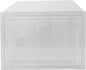 Cabilock 1pc Plastic Shoes Storage Box Capacity Shoe Case Door Practical Organizer for Home and Closet for Seasons Dimensions