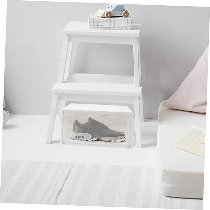 1pc Shoe Storage Box Organizer for Home Capacity Dust Container Side Opening Door for Sneakers Accessories and Items