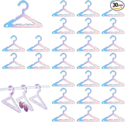 PH PandaHall 30pcs Earring Holder & Necklace Mini Hanger Rack Jewelry Display Organizer Acrylic Ear Studs for Retail Show Personal