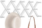 Accordion Wall Hanger, Hat Rack for Wall with 14 Coat Hooks, Expandable Hat Hangers Organizer, Vintage Decorative Coat Rack Wall Mount for Purse, Mug (White)