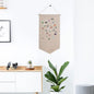 Cyrank Hanging Brooch Pin Storage Organizer, Enamel Pin Wall Display Banner Wall Hanging Brooch Jewelry Storage Case for Display Pins, Buttons and Lapel Collections