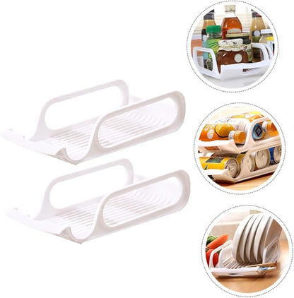 DOITOOL Kitchen Organizers and Storage Soda Storage for Refrigerator Drink Organizer