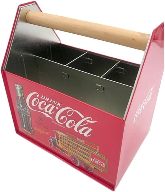 Tin Box Company Large Utensil Caddy, Holds Utensils, Coke 2023