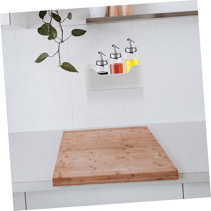 Ciieeo 2pcs Wall-mounted Storage Box Adhesive Mount Cabinet Door Holder Kitchen Organization Bathroom Organization Key Rack