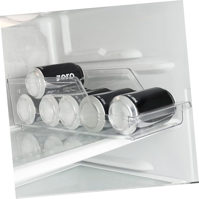 Beverage Organizer for Fridge Pantry Storage Bins Can Holder Stackable Material Refrigerator Containers