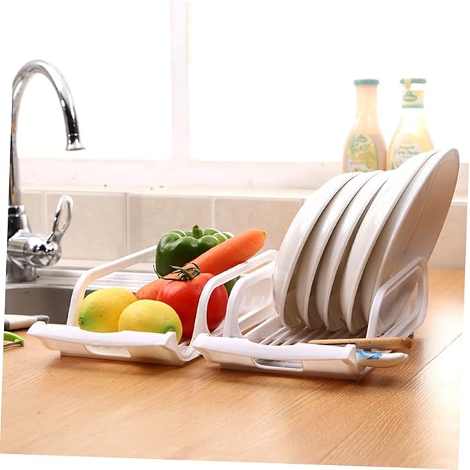 Beverage Stackable Rack 2pcs Refrigerator Drink Organizers for Fresh Storage