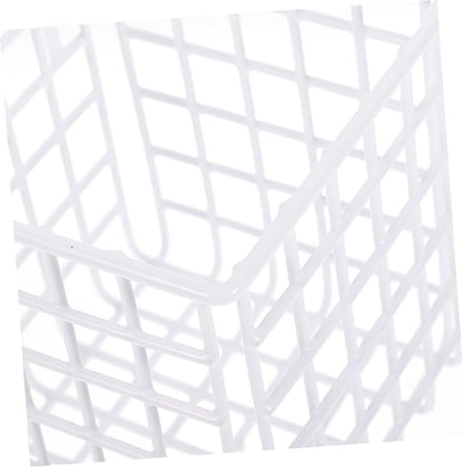 Mobestech 4pcs Hanging Basket Sturdy Iron Storage Rack for Kitchen Organizing Over Door Cabinet Basket for Utensils and Toiletries Design