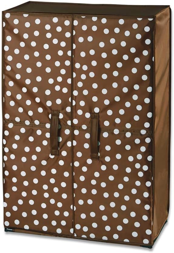 WENKO 86640500 Shoe cabinet Pretty Woman - für bis zu 15 Paar Schuhe, Polyester, 61 x 90 x 32 cm, Brown