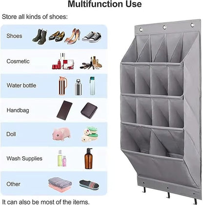 Space Saving Over Door Shoe Holder Maximized Storage with Oxford Over Door Shoe Organizers for Small Living Spaces Storage