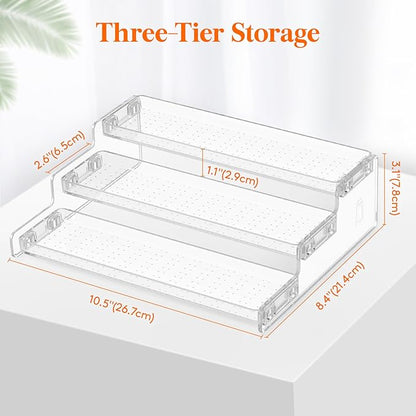 Lifewit Silverware Organizer with Lid, Covered Utensil Tray for Kitchen Drawer and Countertop, Plastic Cutlery and Flatware Storage Box for Spoons Forks Knives Holder Case, 6 Compartments, Black