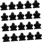 Cabilock Mini Necklace Holder for Dolls 20pcs Play House Miniature Necklace Models Display Jewelry Accessories