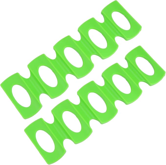 PRETYZOOM 2pcs Silicone Refrigerator Mat Can Holders for Fridge Beverage Organizer Storage for Beer Bottles
