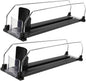 2pcs Plastic Steel Roller Beverage Propeller Drink Dispenser for Parties Soda Can Organizer Drink Pusher for Refrigerator