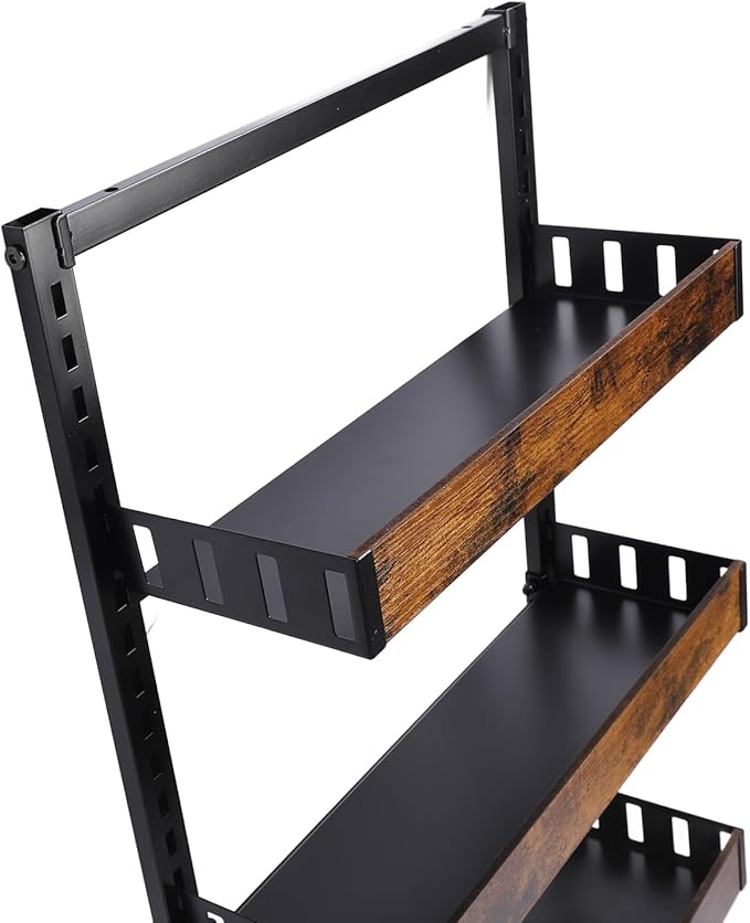 lyrlody 6 Tier Over The Door Pantry Organizer, Pantry Organization and Storage, Hanging Basket Wall Rack Shelves, Seasoning Shelves, Home Kitchen Bedroom Bathroom House Essentials