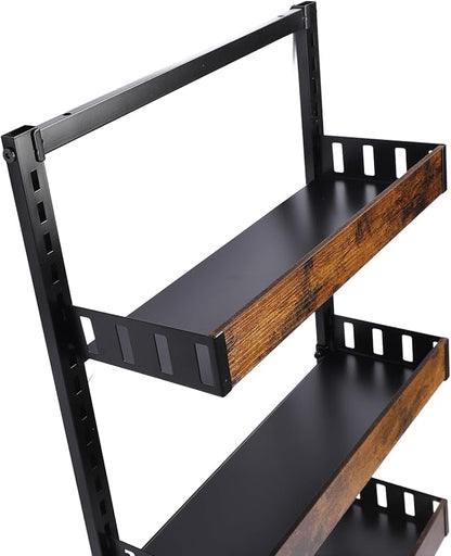 lyrlody 6 Tier Over The Door Pantry Organizer, Pantry Organization and Storage, Hanging Basket Wall Rack Shelves, Seasoning Shelves, Home Kitchen Bedroom Bathroom House Essentials