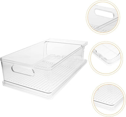 Healifty Can Holder Stackable Beverage Can Holder Fridge Drink Organizer Drink Dispenser Household Fridge Organizer