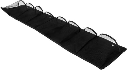 BESTonZON Hanging Shoe Organizer for Bedside 8-compartment Non-woven Fabric Mesh Bag Space-saving Storage Rack for Rv Travel Camping Closet